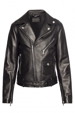 Leather biker jacket, zdjęcie 1 Leather biker jacket od Versace